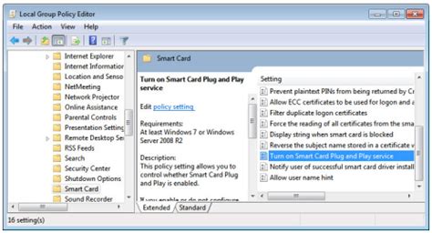 disable smart card service|disable smart card requirement registry.